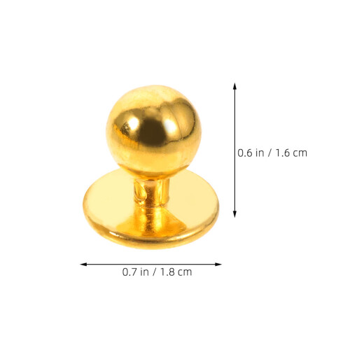 Sewing Buttons For Uniforms Plastic Golden 50pcs 1