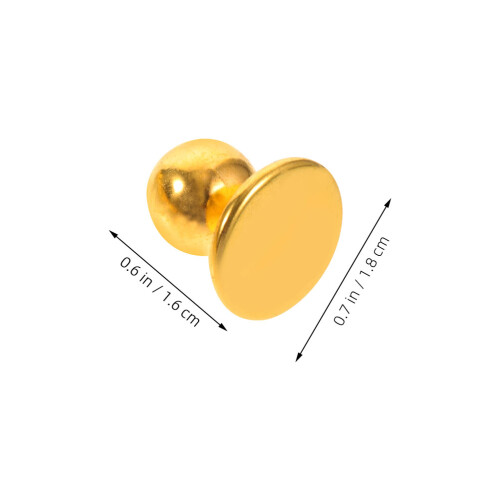 Sewing Buttons For Uniforms Plastic Golden 50pcs 2
