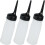 3pack Squeeze Bottle Hair For Salon Use With Transparent Design 9