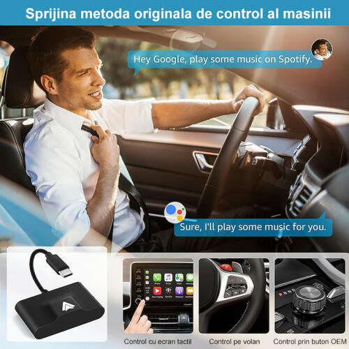 Ασύρματο Dongle Android Auto, Ασύρματος προσαρμογέας Android Auto γενικής συμβατότητας για 2