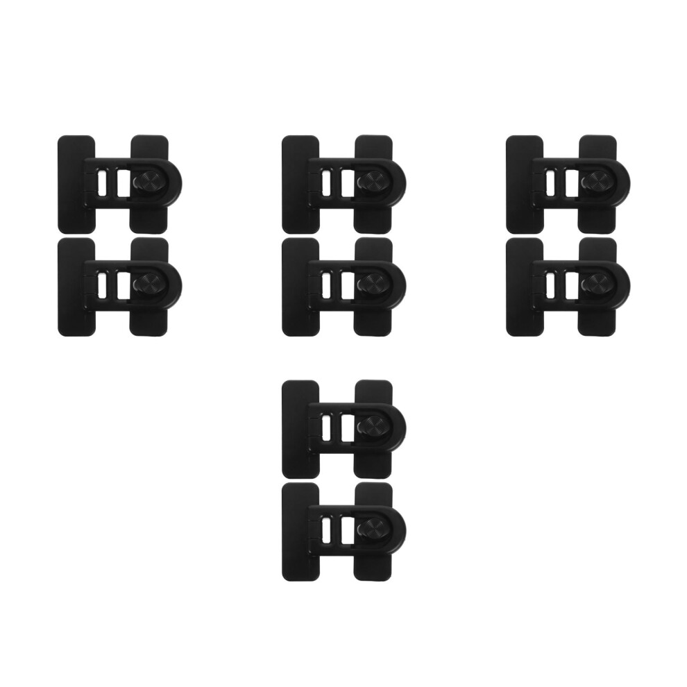 8Pcs Refrigerator Door Lock Child Safety Fridge Locks For Kids Black Vaguelly