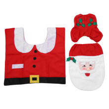 Magical Christmas Moments, Great Surprise Toilet Set With Non Slip Backing, Enhancing Your Bathroom Decor And Spreading Joy This Festive Season
