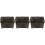 3Pcs Dark Brown Plastic Mini Pirate Treasure Boxes Jewelry Storage 4