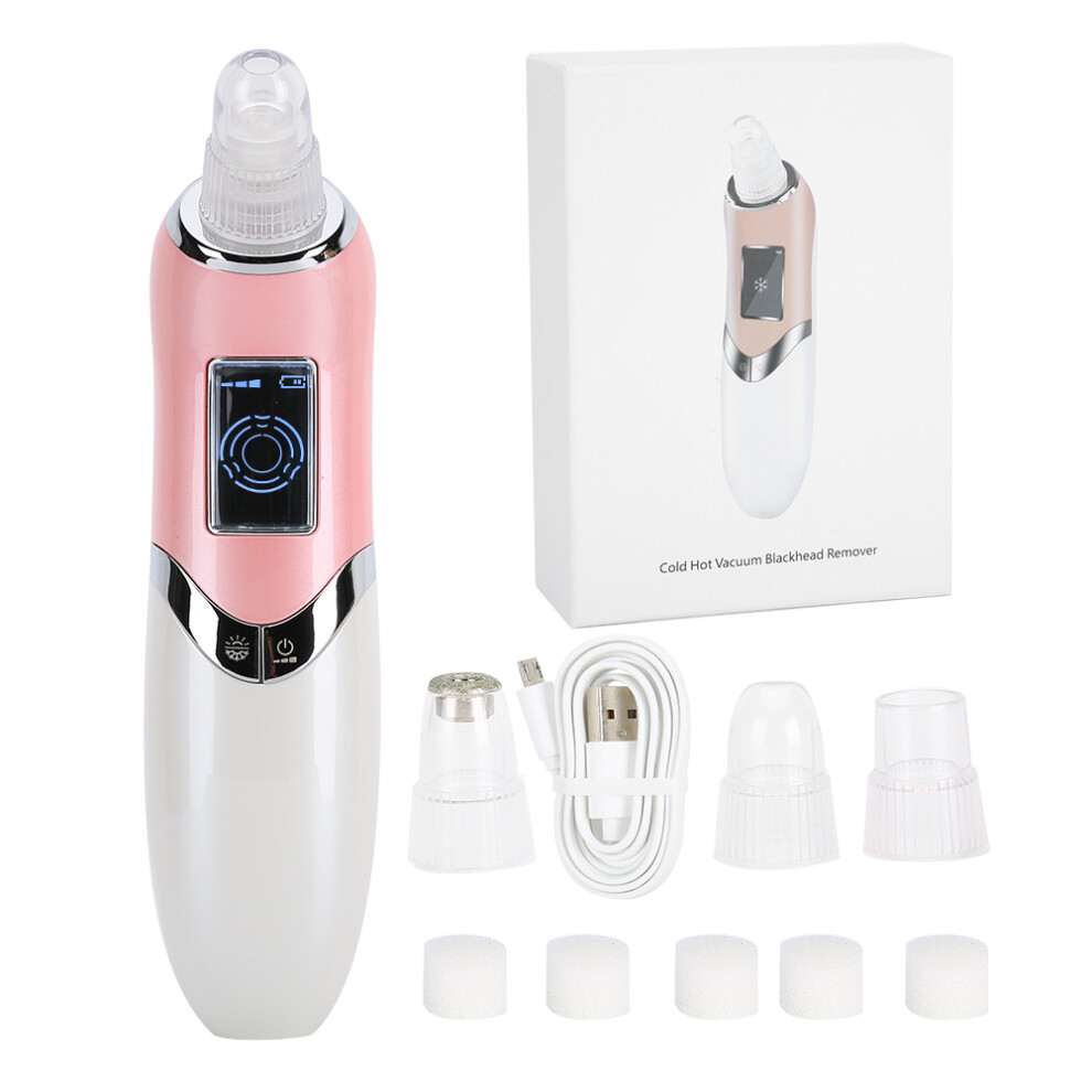 Deep Cleaning Facial Cleaner, Safe and Painless Blackhead Remover Vacuum for Women & Men, Effective Physical Methods Adjustable Suction Levels,