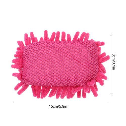 2set Dry Eraser Cleaner Pink Chenille For Company Use 2
