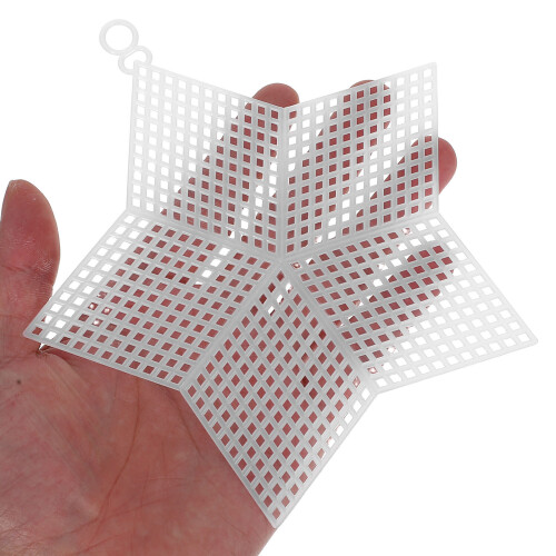 10 Pcs Bag Making Supplies Plastic Mesh Canvas Homemade 2