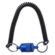 Magnete multifunzione per attrezzatura da pesca: retrattore resistente rivestito in TPU con sgancio rapido e connettore a guscio in alluminio per una