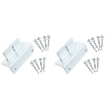 16Pcs Corrosion-Free Silver Mounting Brackets for Rv Boat Solar Panels