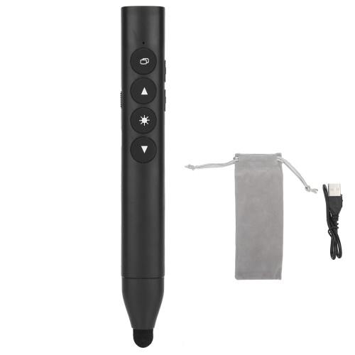 Professional Presentation Pointer, Easy-To-Use Wireless Presenter Remote With Bright Red Light And High Compatibility For Memorable Presentations
