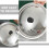 Multipurpose Pot Pan Lid Round 2pcs 10.8in 5