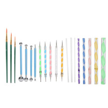 Mandala Dotting Tools, 20Pcs High Quality Stainless Steel Tracing Stylus for Dual-Ended Design, Embossing Tools for Nail Art, Painting, Crafting, and