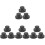 12Pcs Compact Black Rubber Suction Cups for Singing Bowl Replacement 1