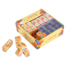36pcs Cartoon Fruit Pattern Erasers Set, Cute Rubber Eraser for Kids & Students