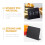 2 Sets Rewritable Small Blackboard The Pen Pvc Mini 10
