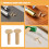 14 Pairs Replacement Rivets Diy Handle Screw 6