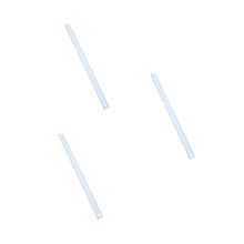 3Pcs Aluminum Alloy Measuring Ruler Sky-Blue with Clear Metric Scales