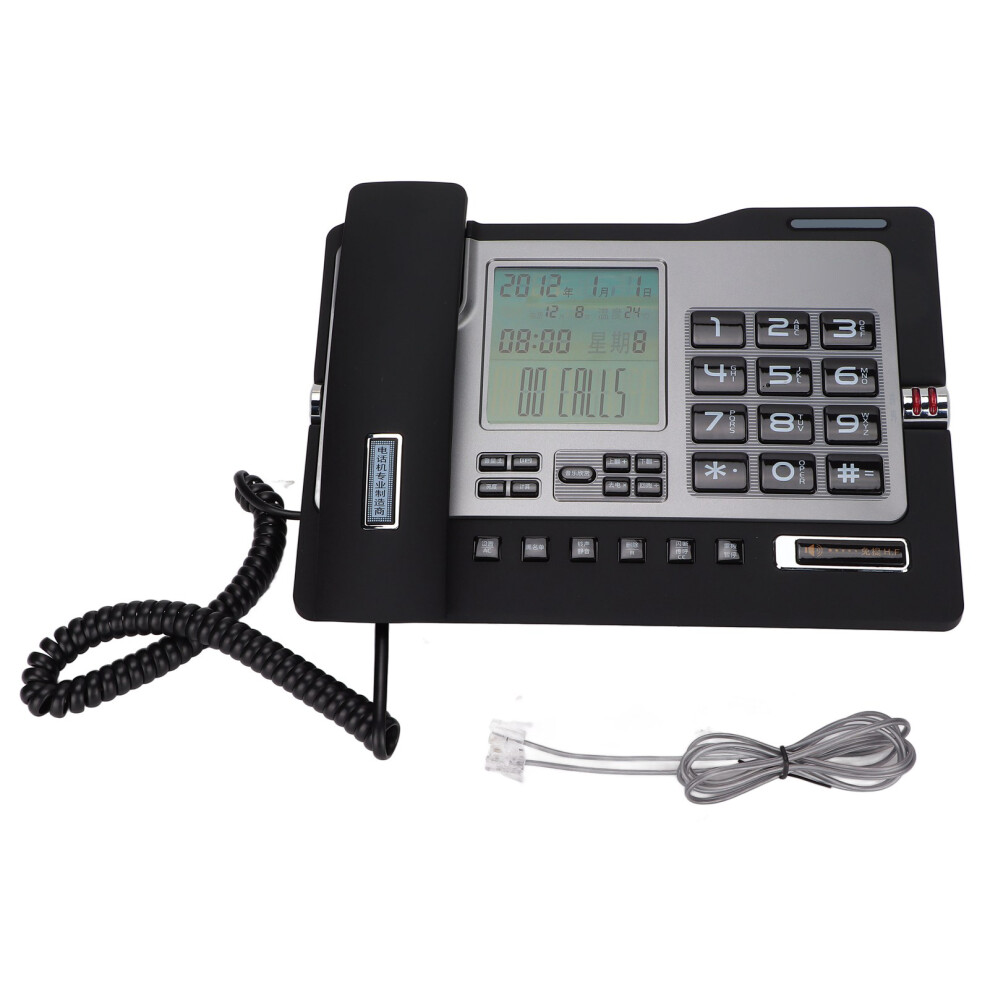 Modern Business Communication System Featuring A Clear Monochrome Display, Integrated Speakerphone, And Advanced Network Compatibility 9365509900826