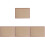 4Pcs A3 Metal Poster Frames Brown Display Frames for Wall and Tabletop 1