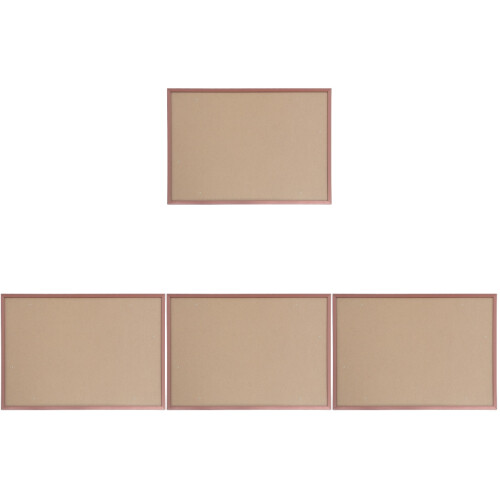 4Pcs A3 Metal Poster Frames Brown Display Frames for Wall and Tabletop