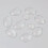Raindrops  50 Pcs Jewelry Making Chains Gem Pieces Diy Components 5