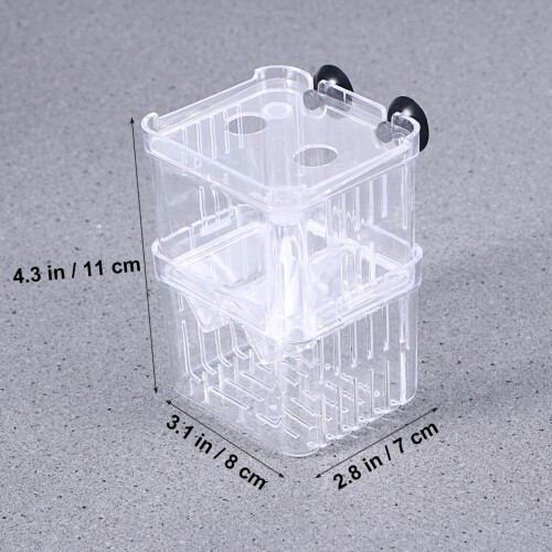 Fry Hatching Box Pet Brooding Incubator Aquarium Fish Breeding Tank 2