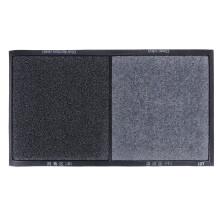 Tapis imperméable et absorbant pour une utilisation intérieure et extérieure, envers antidérapant en caoutchouc nitrile, tapis en microfibre de