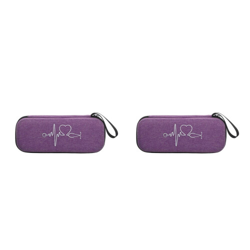 2 Pcs Portable Stethoscope Case Storage Bag For Stethoscope