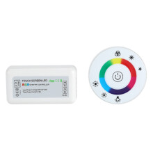 Avansert LED-kontroller for RGBW-fargestyring, berøringsfølsomt glassgrensesnitt med uavhengig sonekontroll for hjemmepub, klubb, hotell, restaurant