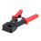 Pass Through RJ45 Crimping Tool CAT6 CAT5E Ethernet Wire Stripper Red 9