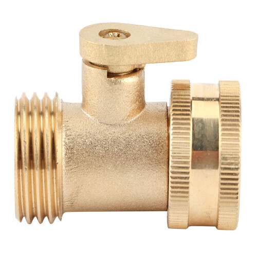 Βαλβίδες λάστιχου κήπου από ορείχαλκο βαρέως τύπου, κατασκευή από συμπαγή