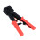Pass Through RJ45 Crimping Tool CAT6 CAT5E Ethernet Wire Stripper Red 12