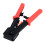 Pass Through RJ45 Crimping Tool CAT6 CAT5E Ethernet Wire Stripper Red 15