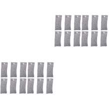 12Pcs Activated Bamboo Charcoal Bags Shoe Cleaner Odor Absorber Grey