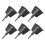 100Pcs Plastic Black Fertilizer Holders for Orchids and Small Plants 1