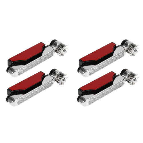 4Pcs Multi Color Auto Running Lights Wind Power for Car Decoration