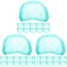 300Pcs Flexible Non-Woven Mesh Hair Nets Shower Caps