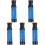 5Pcs Lightweight Blue Children Monocular Acrylic Fun Science Accessory 1