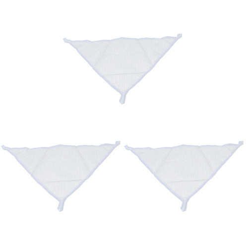 3Pcs White Storage Hammocks for Toys Soft Dacron Stuffed Animal Nets