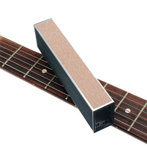 Gitarrsträngsslipningsbalk Gitarr Basbalk Aluminium Fret Utjämningsfil Sandpapper DIY Luthier Tools Gitarrtillbehör 1
