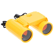 2Pcs Yellow Children Binoculars Toy with Neck Strap for Bird Watching