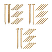 300Pcs Small Round Brass Nails Accessories