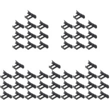 50Pcs Black Solar Panel Water Drain Clips Easy Install Drainage Clamps