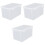 3Pcs Fridge Sealing Box Clear Food Holder Kitchen Storage Container 4