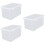 3Pcs Fridge Sealing Box Clear Food Holder Kitchen Storage Container 8