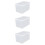 3Pcs Fridge Sealing Box Clear Food Holder Kitchen Storage Container 9