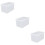 3Pcs Fridge Sealing Box Clear Food Holder Kitchen Storage Container 10