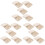 30Pcs Divided Paper Takeout Khaki 1