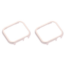 2Pcs Golden Screen Protector Frame for Iwatch4 Watch Band Case