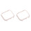 2Pcs Golden Screen Protector Frame for Iwatch4 Watch Band Case 1