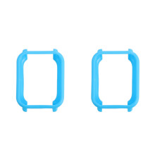 2Pcs Sky-Blue Watch Protector Case Stylish Protective Frame for Watch